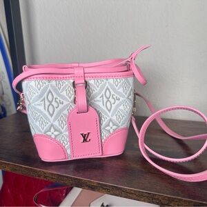 Louis Vuitton Mini Noe Pink 1854 Crossbody Bucket Bag
